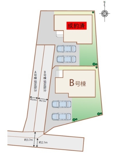 沼津市西沢田新築分譲住宅全2棟　Ｂ号棟