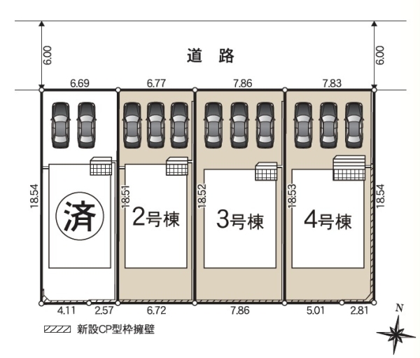 沼津市高尾台第6新築分譲住宅全4棟　2号棟