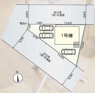 沼津市西間門第9新築分譲住宅全1棟　1号棟