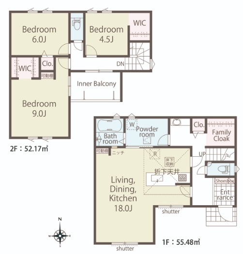 沼津市岡一色01期新築分譲住宅全1棟　1号棟
