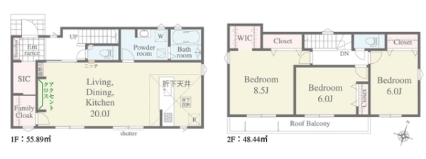 伊豆の国市四日町01期新築分譲住宅全2棟　2号棟