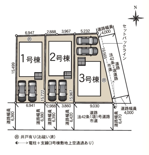 沼津市本郷町第4新築分譲住宅全3棟　1号棟