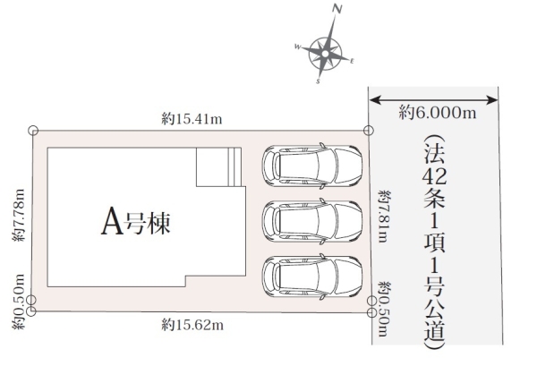 沼津市小林台新築分譲住宅全1棟　Ａ号棟