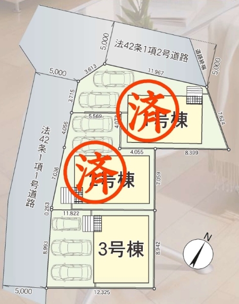 三島市青木第4新築分譲住宅全3棟　3号棟