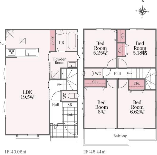 清水町徳倉新築分譲住宅全2棟　Ａ号棟