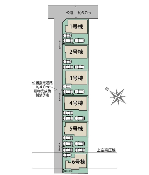 三島市徳倉１丁目新築分譲住宅全６棟　2号棟