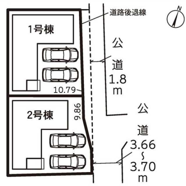 三島市安久新築分譲住宅全2棟　2号棟