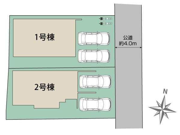 三島市南本町新築分譲住宅１期全２棟　２号棟