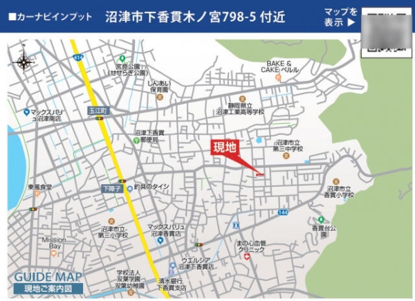 沼津市下香貫木ノ宮１期新築分譲住宅全２棟　１号棟
