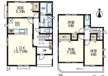 清水町伏見新築分譲住宅全4棟　Ｃ号棟