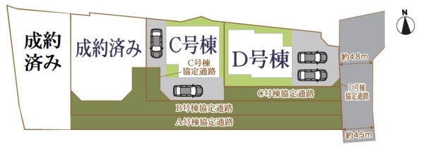 清水町伏見新築分譲住宅全4棟　Ｃ号棟