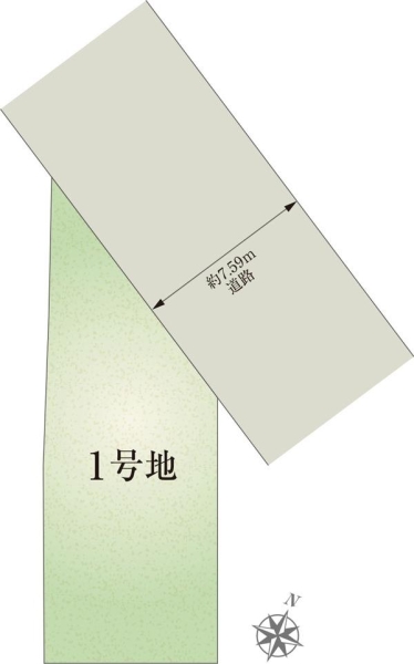 三島市西若町新築分譲住宅全1棟　1号棟
