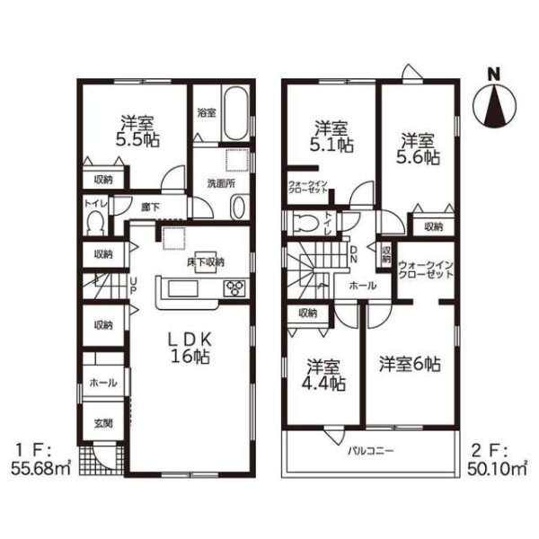 清水町徳倉3期新築分譲住宅全2棟　1号棟