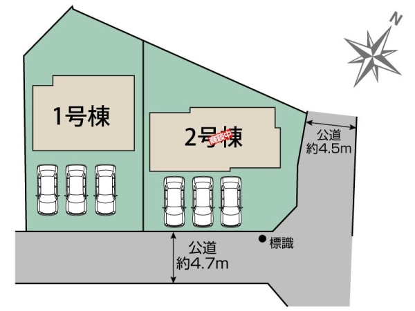 函南町柏谷新築分譲住宅全2棟　1号棟