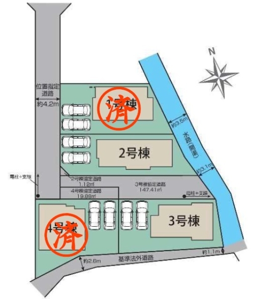 御殿場市中山新築分譲住宅全４棟　3号棟