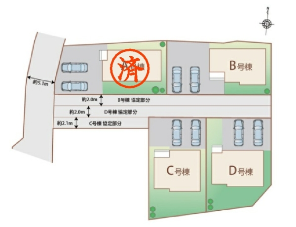 御殿場市西田中V新築分譲住宅全4棟　Ｃ号棟