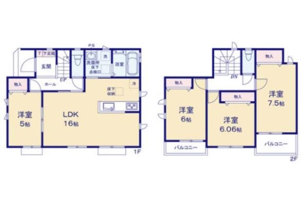 裾野市茶畑IX新築分譲住宅全2棟　Ａ号棟