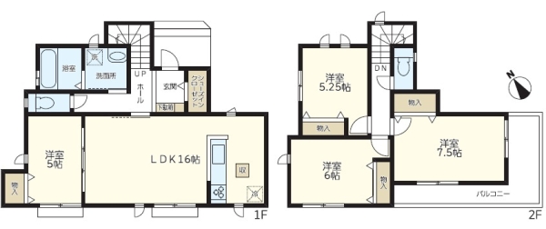 裾野市公文名新築分譲住宅全1棟　Ａ号棟