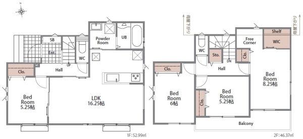 裾野市二ツ屋新築分譲住宅全1棟　Ａ号棟