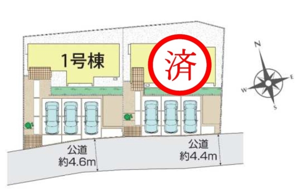 御殿場市川島田新築分譲住宅全２棟　１号棟