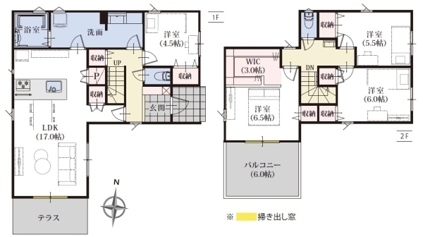 函南町仁田2期新築分譲住宅全1棟　1号棟