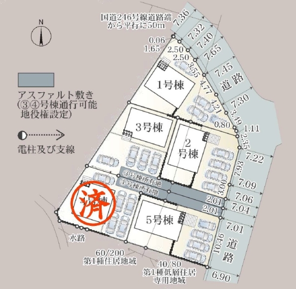 御殿場市北久原第3新築分譲住宅全5棟　3号棟