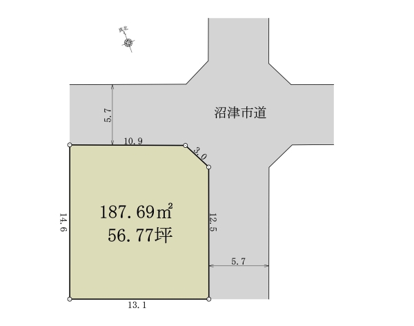 沼津市原土地