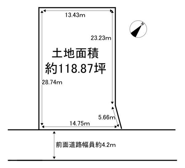 河内長野市栄町の売土地