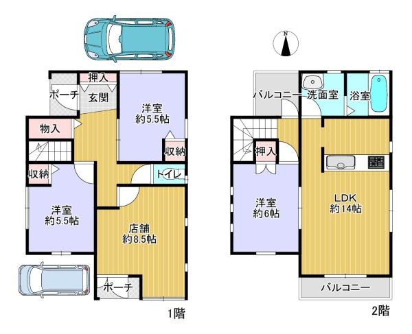 羽曳野市大黒の中古一戸建て