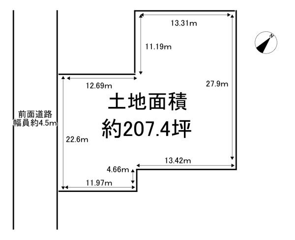 河内長野市栄町の売土地