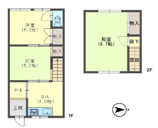 大阪市生野区勝山南２丁目の中古テラスハウス