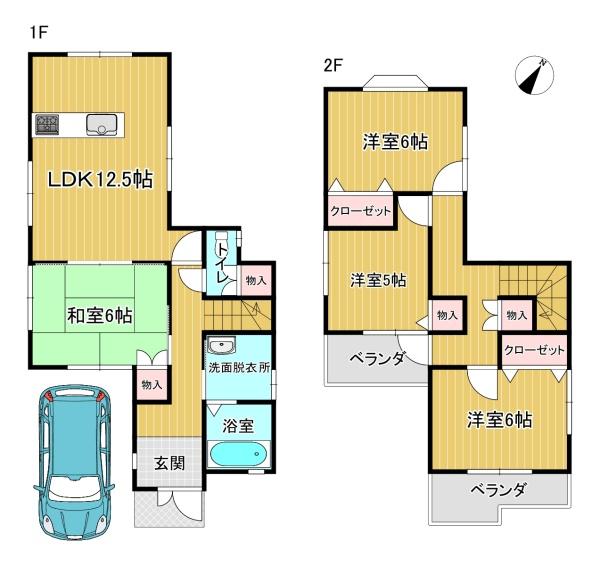 河内長野市松ケ丘西町の中古一戸建