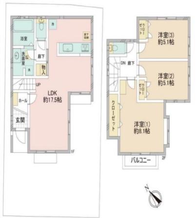 茅ヶ崎市平太夫新田の中古一戸建