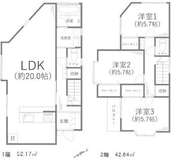 綾瀬市吉岡東１丁目の中古一戸建