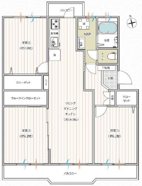 羽根沢第２住宅１７号棟