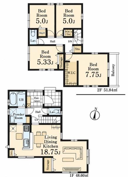武蔵村山市大南1丁目／新築戸建・全3棟