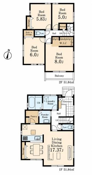 武蔵村山市大南1丁目／新築戸建・全3棟