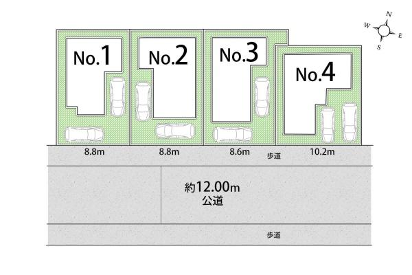 東大和市立野1丁目／新築戸建・全4棟