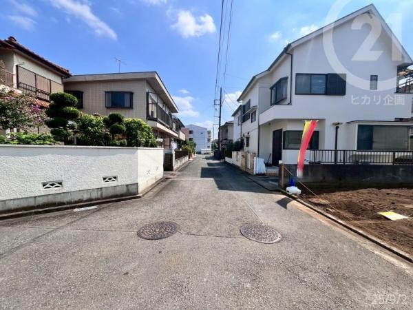 東大和市向原3丁目(前面道路含む現地写真)