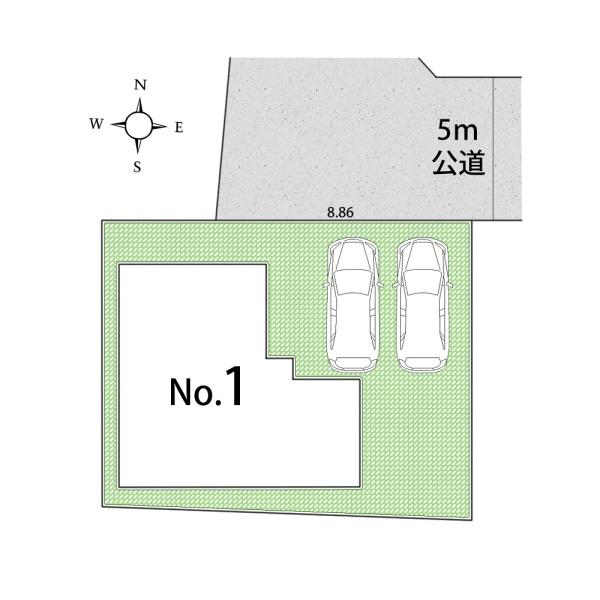 東大和市向原3丁目(区画図)