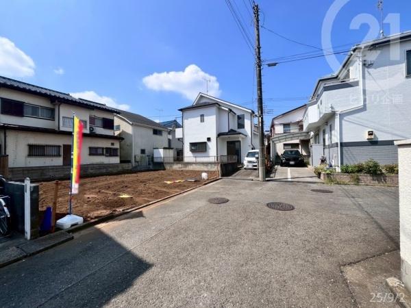 東大和市向原3丁目(前面道路含む現地写真)