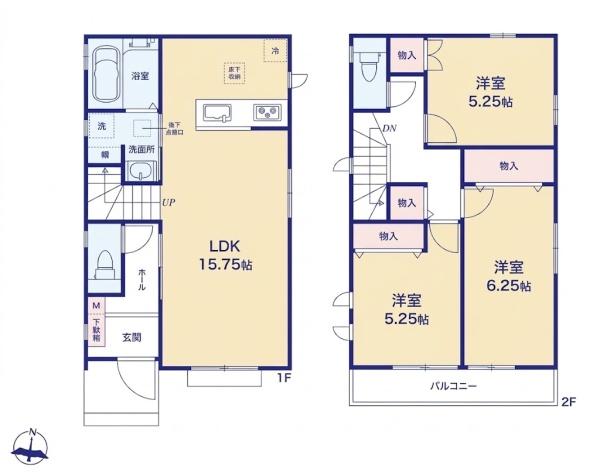 東大和市中央4丁目・B号棟