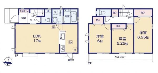 東大和市中央4丁目・B号棟