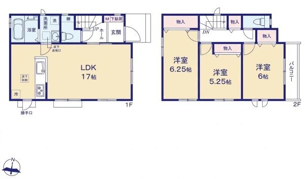 東大和市中央4丁目・B号棟