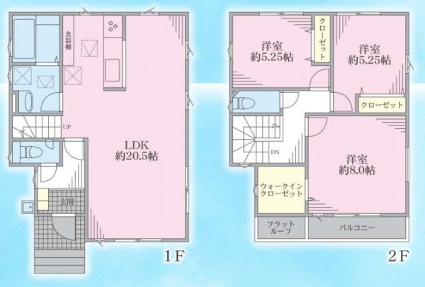 武蔵村山市残堀4丁目　未居住住宅　全6棟　3号棟