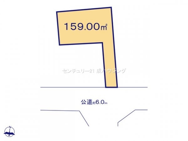 あきる野市原小宮　売地　全2区画　2号区
