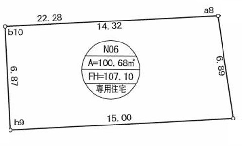 立川市一番町4丁目　売地　全11区画　6号区