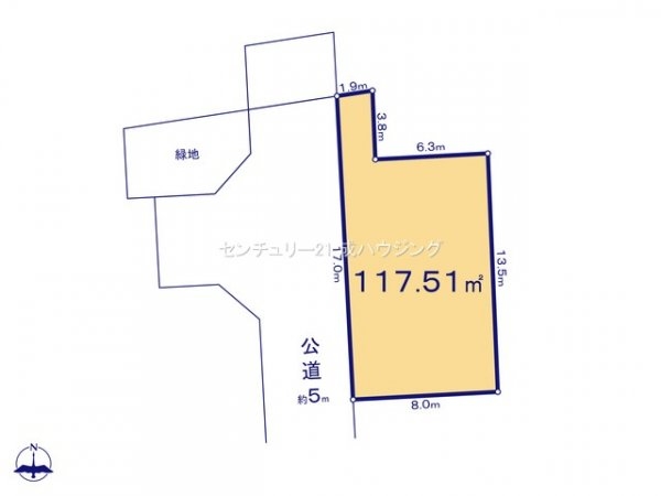 立川市一番町4丁目　売地　全11区画　5号区