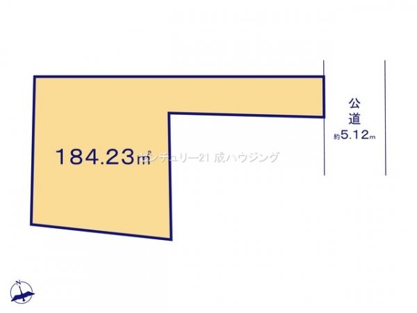 あきる野市二宮　売地　全6区画　5号区