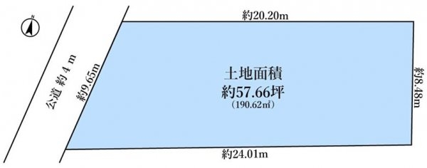福生市熊川　売地　全1区画